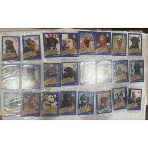 Treasury Customs Dogs Collectible Trading Cards each pack has 4 cards Featuring